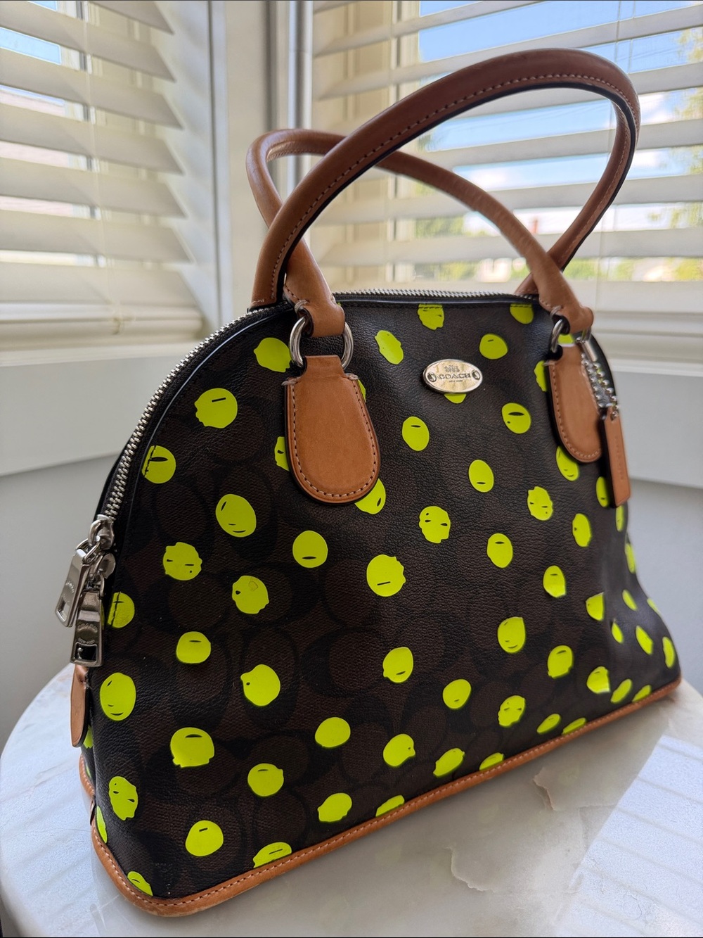 Coach Cora Dome Satchel - Picture 2 of 9